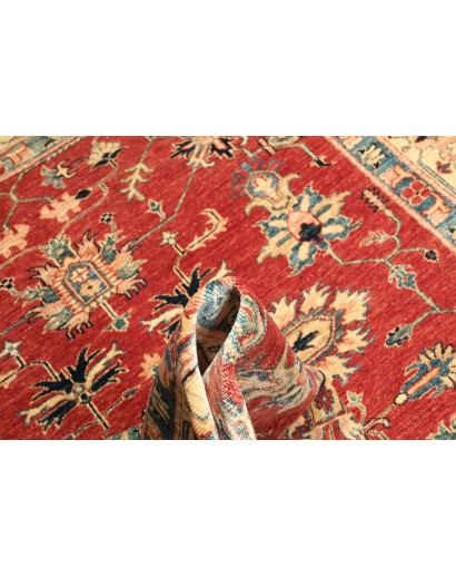 Tappeto Kazak Fine Pakistan marrone giallo 178x237