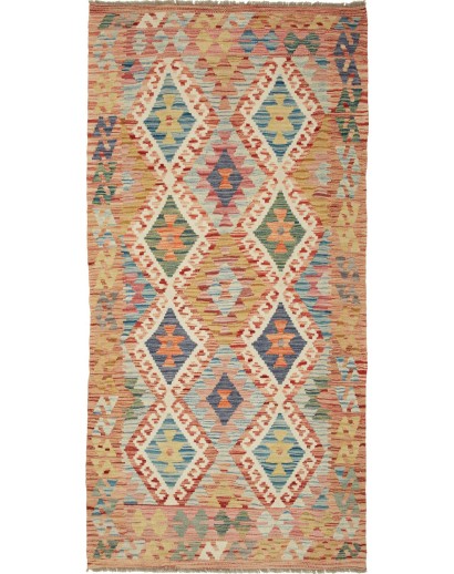 Tappeto Kilim Afghanistan marrone 100x208