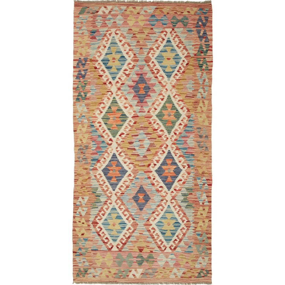 Tappeto Kilim Afghanistan marrone 100x208