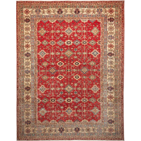 Tappeto Kazak Fine Pakistan rosso giallo 278x354