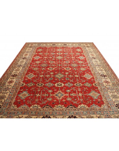 Tappeto Kazak Fine Pakistan rosso giallo 278x354