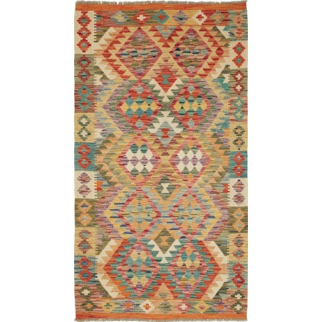 Tappeto Kilim Afghanistan marrone 107x196
