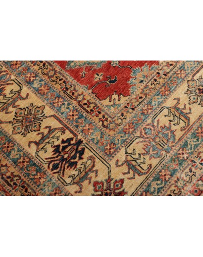 Tappeto Kazak Fine Pakistan rosso giallo 278x354