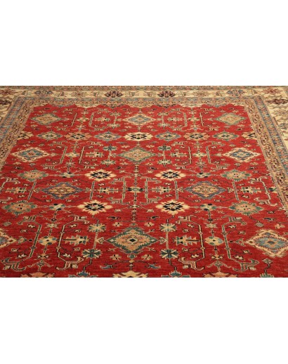 Tappeto Kazak Fine Pakistan rosso giallo 278x354
