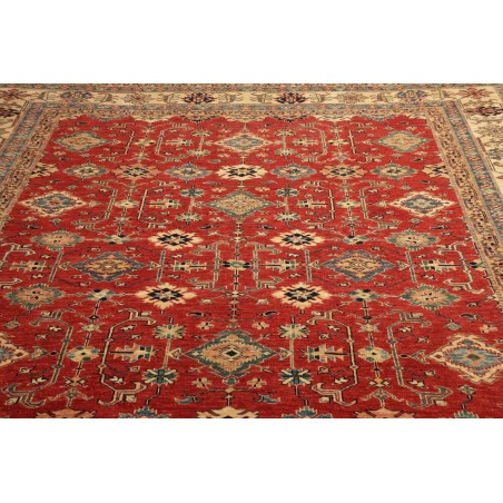 Tappeto Kazak Fine Pakistan rosso giallo 278x354