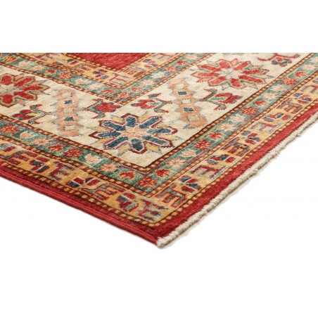 Tappeto Kazak Fine Pakistan marrone giallo 214x311