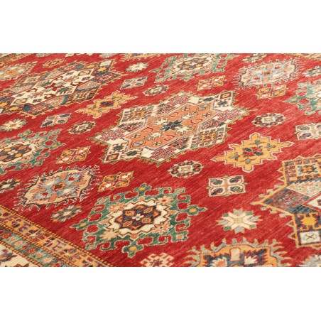 Tappeto Kazak Fine Pakistan marrone giallo 214x311