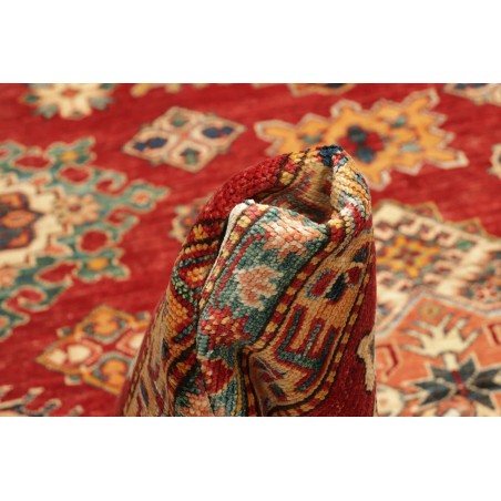 Tappeto Kazak Fine Pakistan marrone giallo 214x311