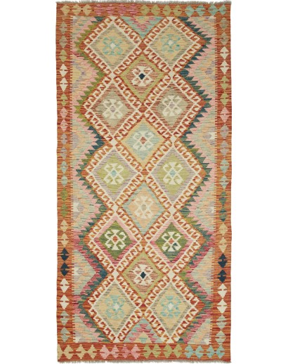 Tappeto Kilim Afghanistan marrone 101x210
