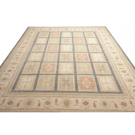 Tappeto Bakhteari Pakistan marrone bianco 302x392