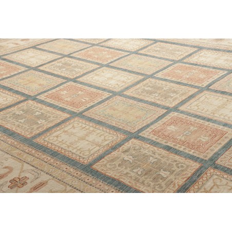 Tappeto Bakhteari Pakistan marrone bianco 302x392