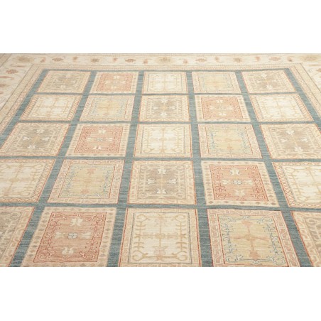 Tappeto Bakhteari Pakistan marrone bianco 302x392