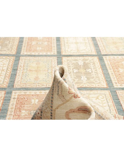 Tappeto Bakhteari Pakistan marrone bianco 302x392
