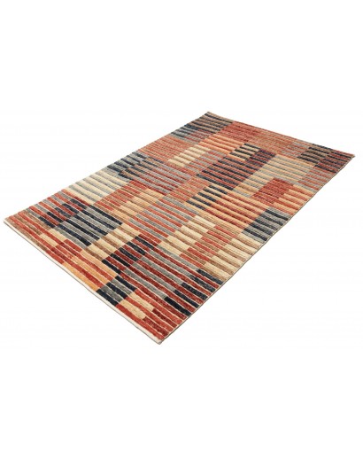 Tappeto Barjesta Pakistan arancione giallo 125x190
