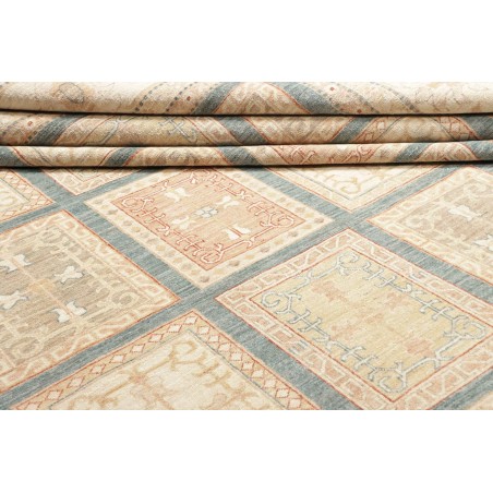 Tappeto Bakhteari Pakistan marrone bianco 302x392