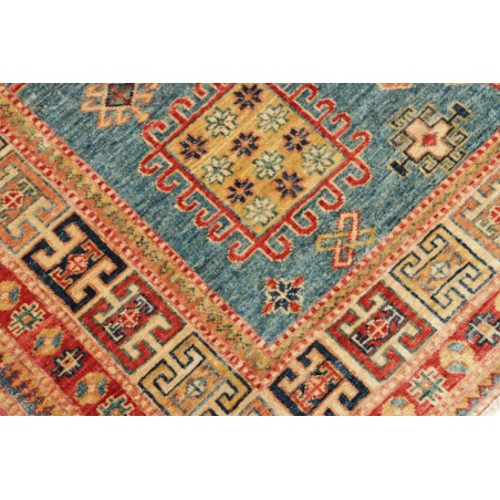 Tappeto Kazak Fine Pakistan marrone bianco 143x195