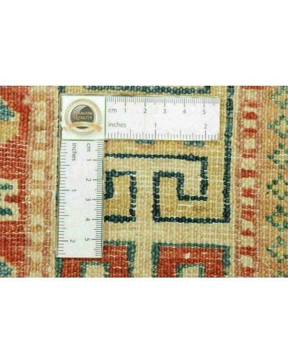 Tappeto Kazak Fine Pakistan marrone bianco 143x195