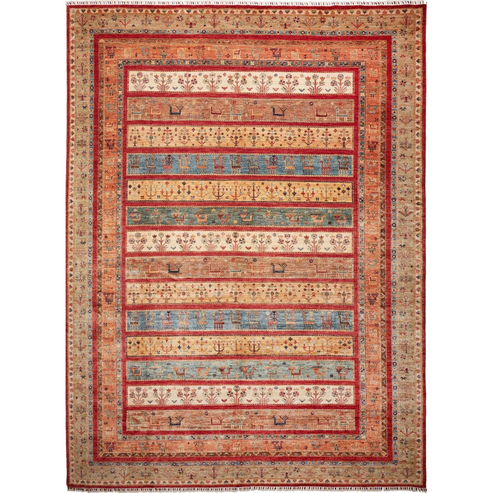 Tappeto Rubin Pakistan marrone arancione 303x410