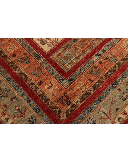 Tappeto Rubin Pakistan marrone arancione 303x410