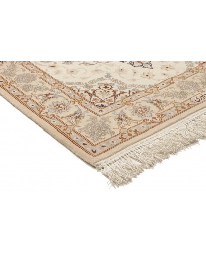 Tappeto Isfahan Persia beige marrone 87x398