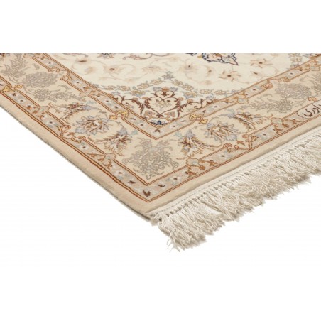 Tappeto Isfahan Persia beige marrone 87x398
