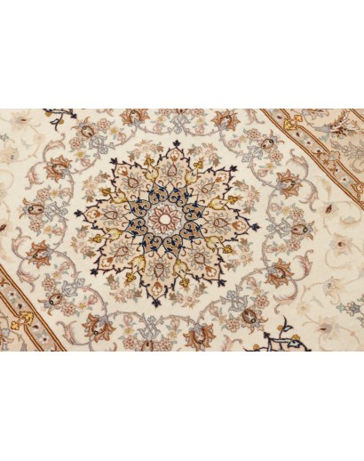 Tappeto Isfahan Persia beige marrone 87x398