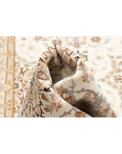 Tappeto Isfahan Persia beige marrone 87x398