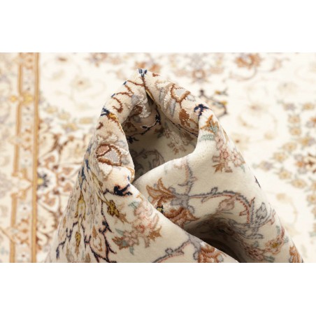 Tappeto Isfahan Persia beige marrone 87x398