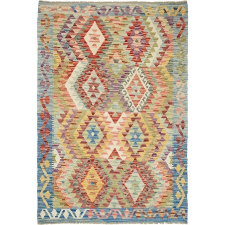 Tappeto Kilim Afghanistan marrone 125x182