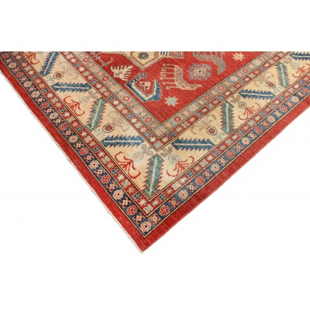Tappeto Kazak Fine Pakistan marrone rosso 250x379
