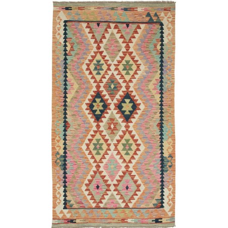 Tappeto Kilim Afghanistan marrone 124x193