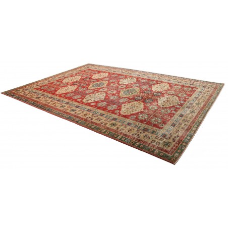 Tappeto Kazak Fine Pakistan rosso marrone 278x374