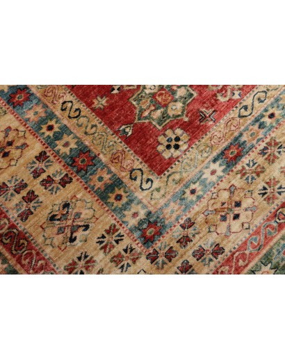 Tappeto Kazak Fine Pakistan rosso marrone 278x374
