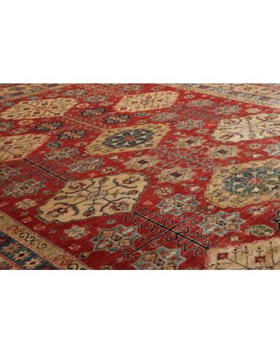 Tappeto Kazak Fine Pakistan rosso marrone 278x374