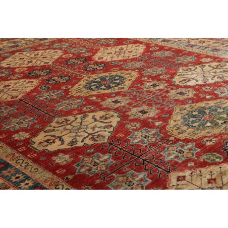 Tappeto Kazak Fine Pakistan rosso marrone 278x374