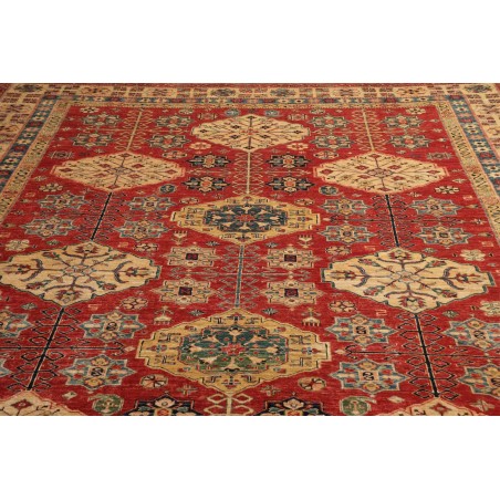 Tappeto Kazak Fine Pakistan rosso marrone 278x374