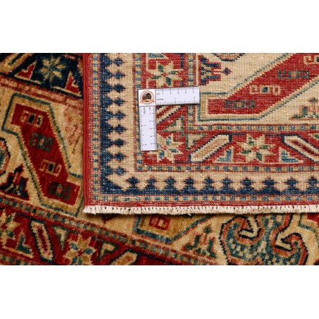 Tappeto Kazak Fine Pakistan marrone rosso 199x303