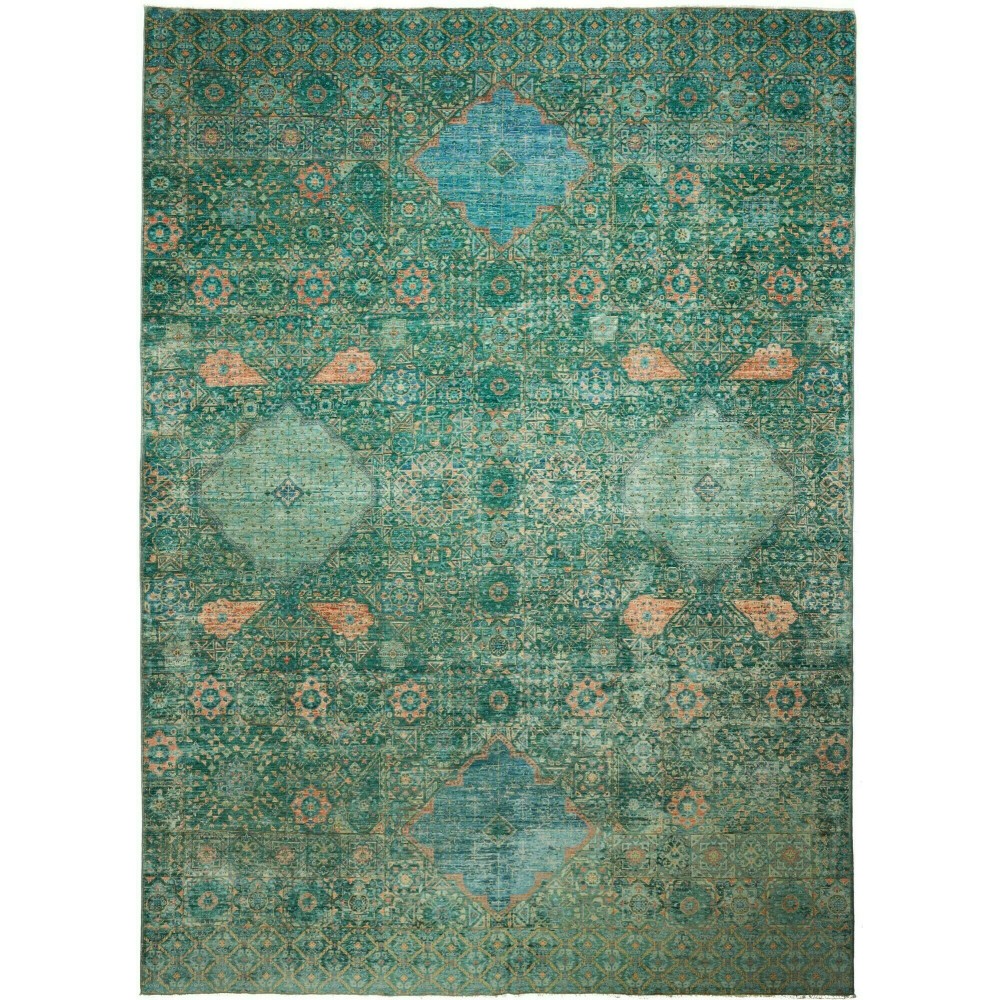 Tappeto Mamlouk Pakistan azzurro 246x342