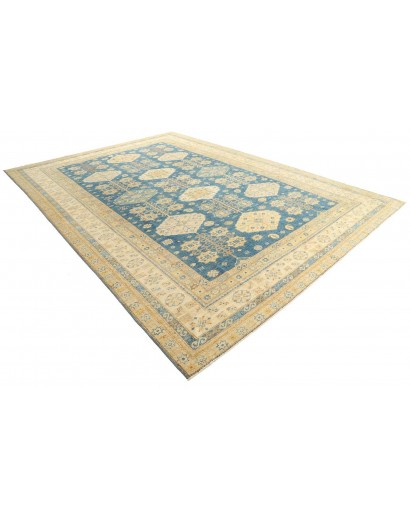 Tappeto Kazak Fine Pakistan marrone grigio 308x424