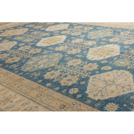 Tappeto Kazak Fine Pakistan marrone grigio 308x424