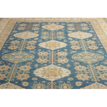 Tappeto Kazak Fine Pakistan marrone grigio 308x424