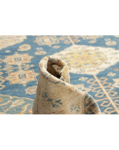 Tappeto Kazak Fine Pakistan marrone grigio 308x424