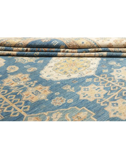 Tappeto Kazak Fine Pakistan marrone grigio 308x424