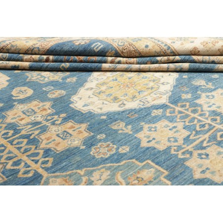 Tappeto Kazak Fine Pakistan marrone grigio 308x424