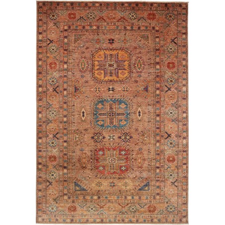 Tappeto Kazak Fine Pakistan rosso 201x299