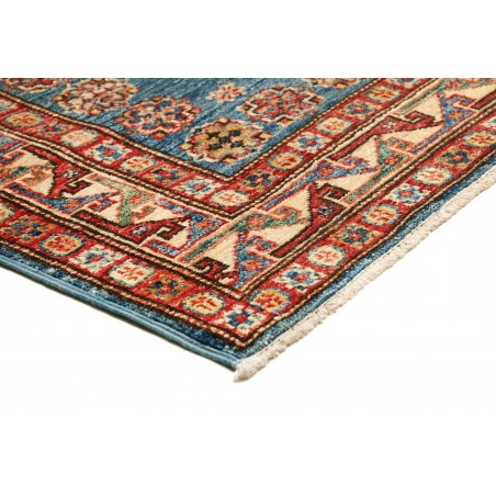 Tappeto Kazak Fine Pakistan bianco arancione 107x156