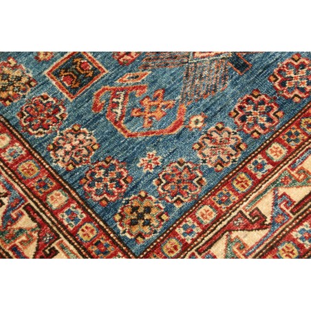 Tappeto Kazak Fine Pakistan bianco arancione 107x156