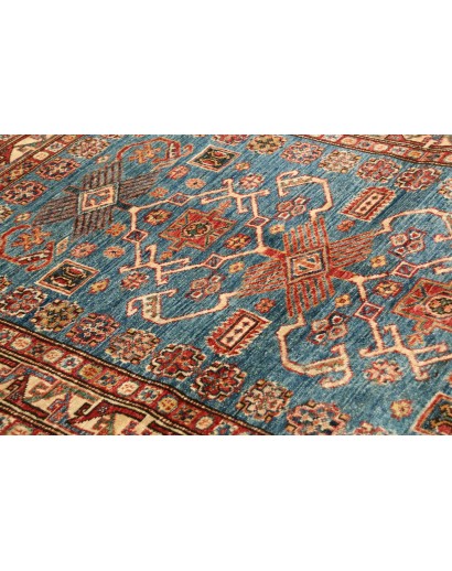 Tappeto Kazak Fine Pakistan bianco arancione 107x156