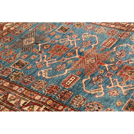 Tappeto Kazak Fine Pakistan bianco arancione 107x156