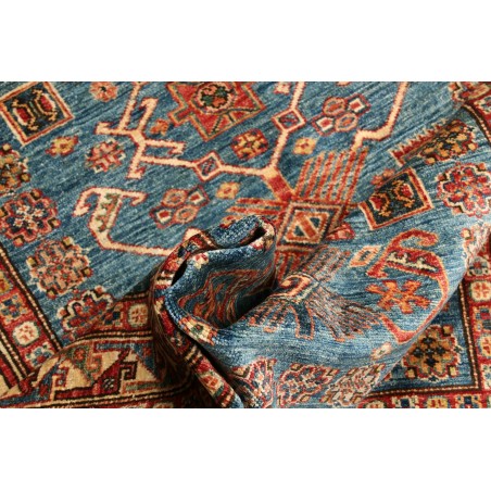 Tappeto Kazak Fine Pakistan bianco arancione 107x156